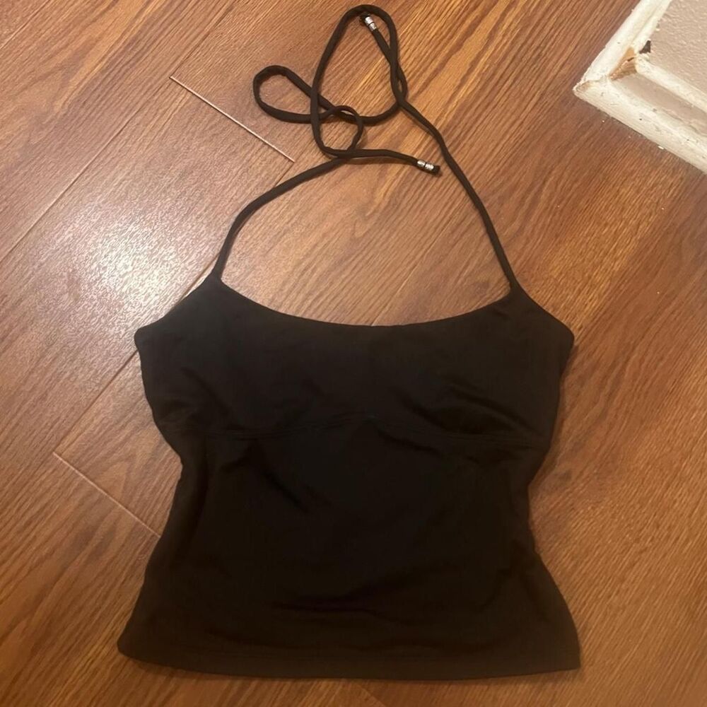 Tank-air Women's Black Crop-top